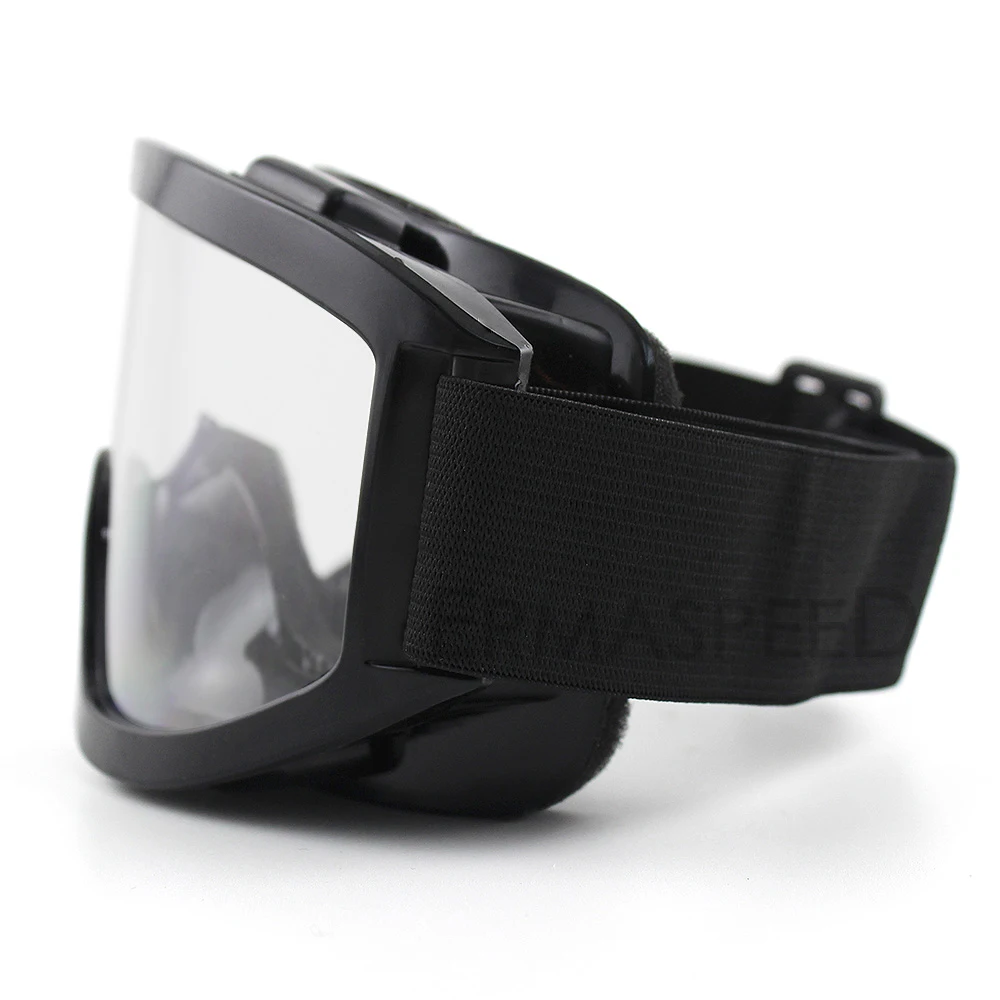 Черные мотоциклетные очки с защитой от ветра|motorcycle goggles|goggles clear lensmotorcycle motocross goggles