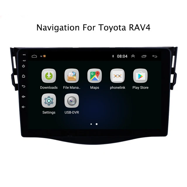 9&quot 2.5D IPS Android 8.1 Car Radio Stereo Player For Toyota RAV4 2007 2008 2009-2012 With GPS Navigation/Bluetooth/WIFI/USB/3G |
