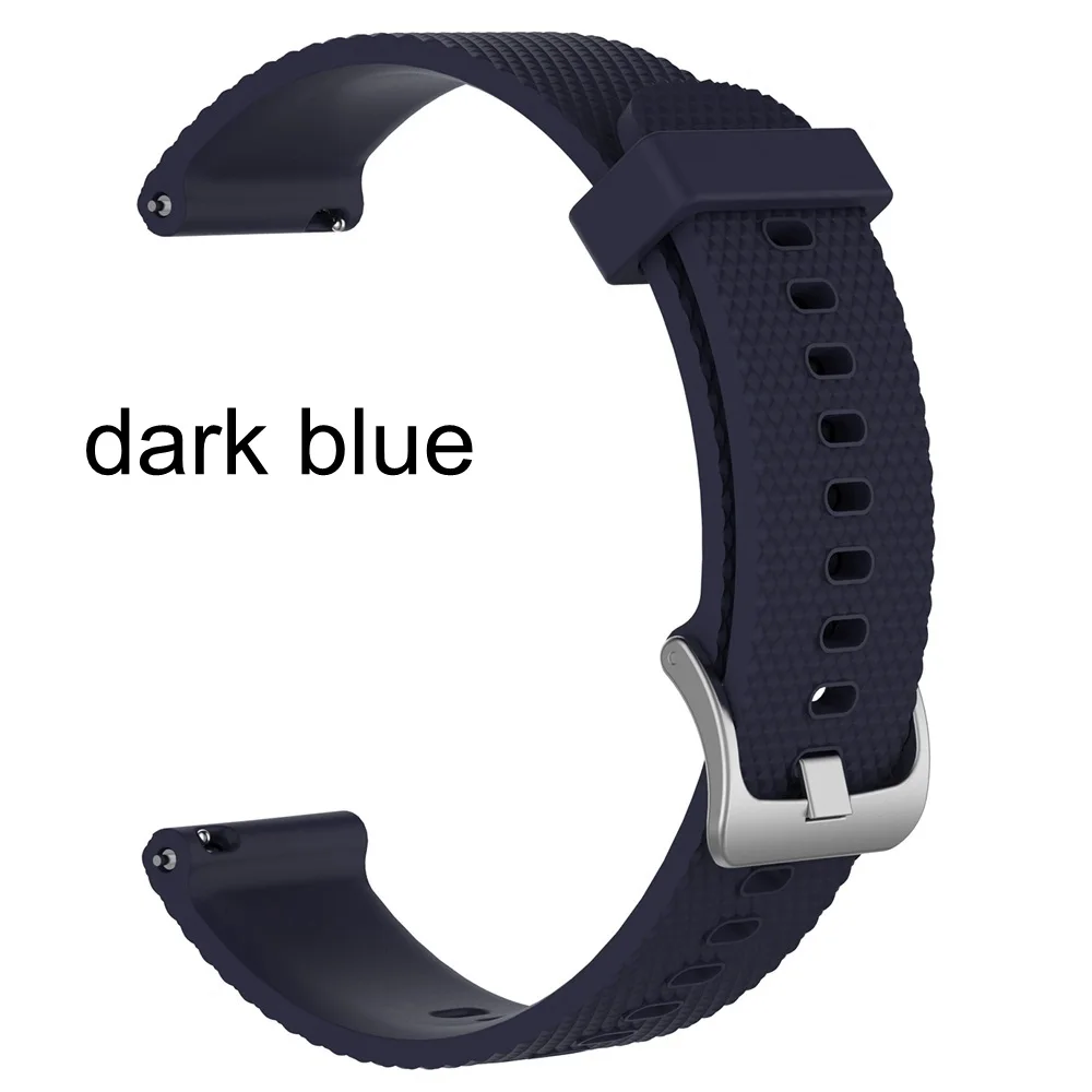 dark blue Новые силиконовые смарт-часы Мягкая замена регулируемый браслет спортивный браслет 22 мм ремешок Высокое качество для Polar Vantage M - Цвет: dark blue