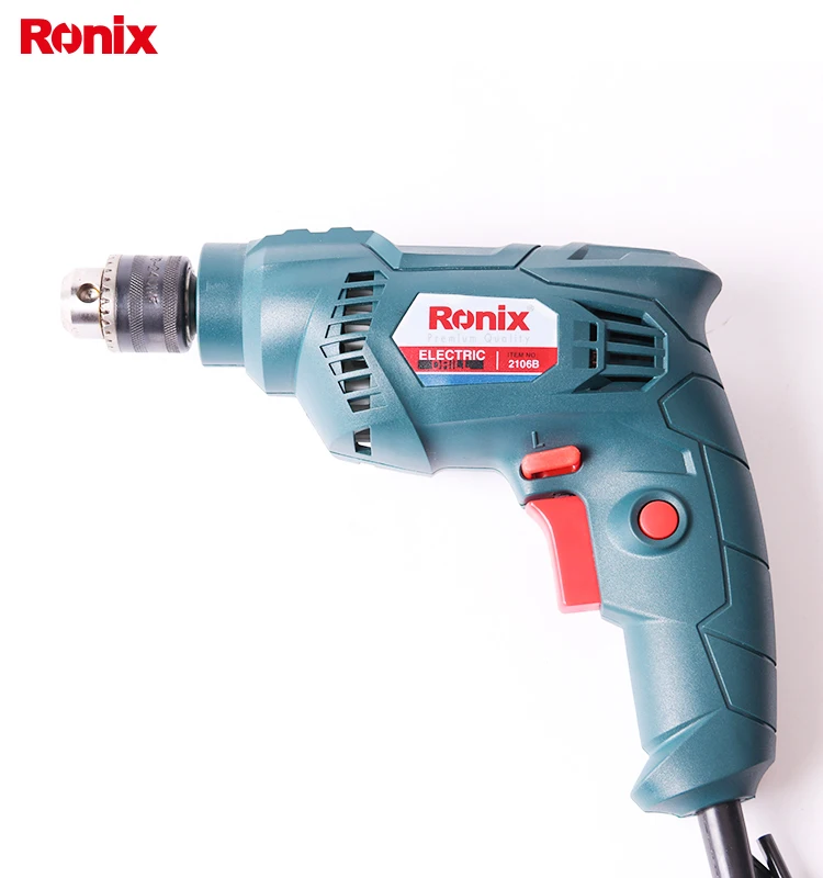 Ronix Высокое качество 6,5 мм электрическая дрель машина Электрический инструмент модель 2106B