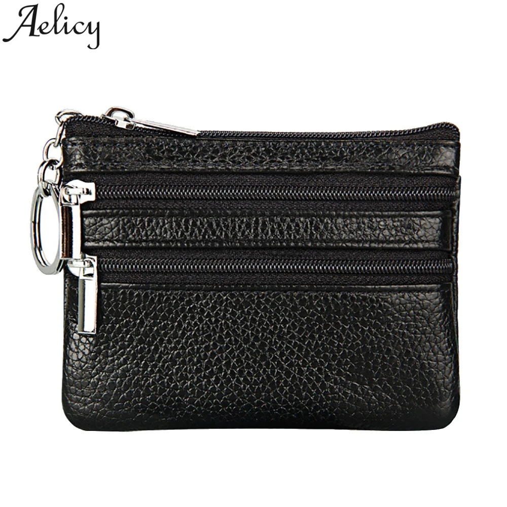 Aelicy, модный мужской женский студенческий короткий кошелек, сумочка, кожаная сумка с несколькими карманами, посылка для карт, держатель для карт, сумка для карт