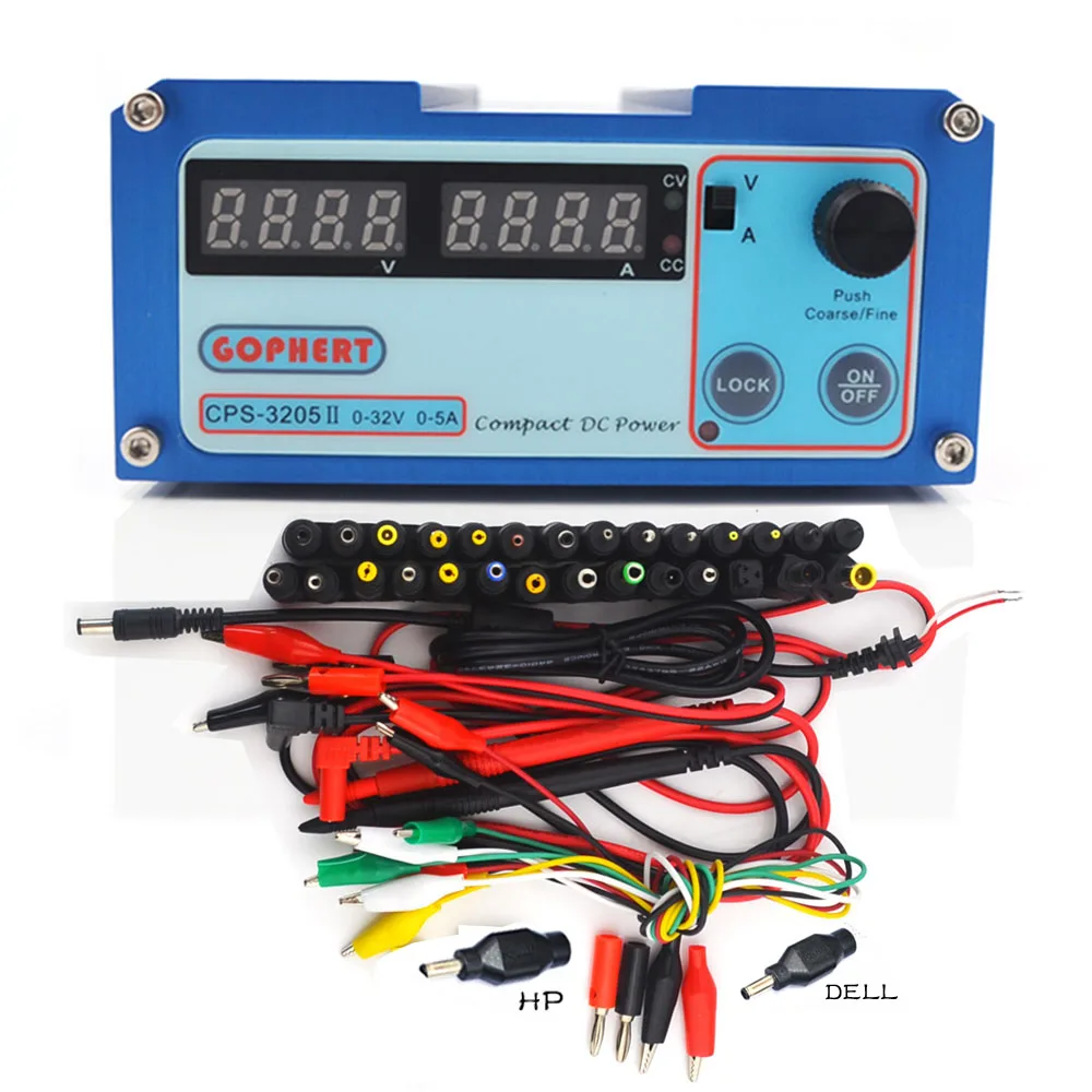 3205II jack DELL HP CPS 3205II 3205EVersion мини Регулируемый цифровой переключатель питания постоянного тока NPS 1601 Вт с функцией блокировки 0.001A 0,01 в 32 в 30 в 5A - Цвет: 3205II jack DELL HP