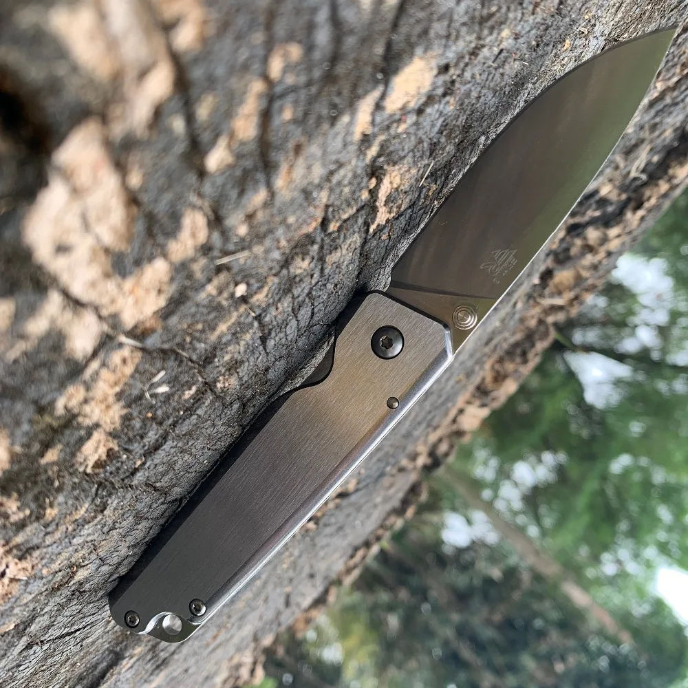Sanrenmu 7096 карманный складной нож ручка для кемпинга выживания edc спасательный инструмент выживания нож 12c27 лезвие из нержавеющей стали полная сталь
