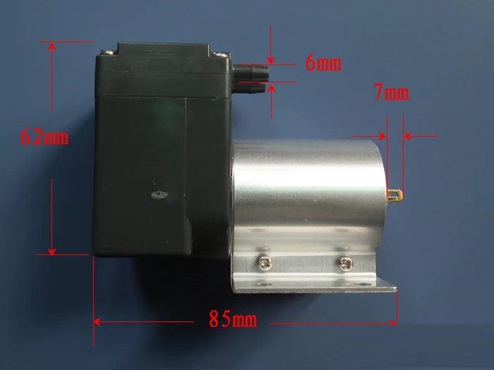 DC12V Мини Вакуумный Насос Отрицательное Давление Всасывания Насоса 5L/min 120kpa С