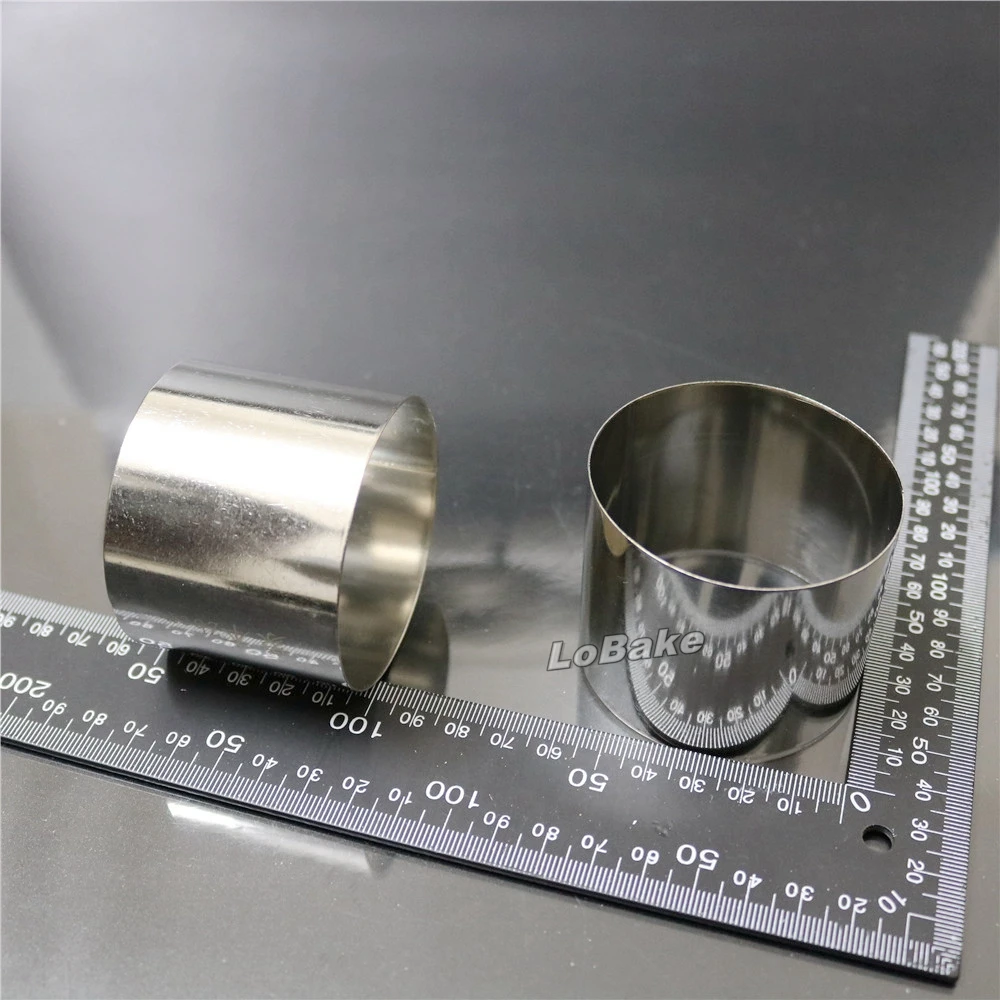 Кольцо сделай сам для выпечки 2 5 дюйма шт./лот|baking ring|stainless steel baking ringsmousse ring |
