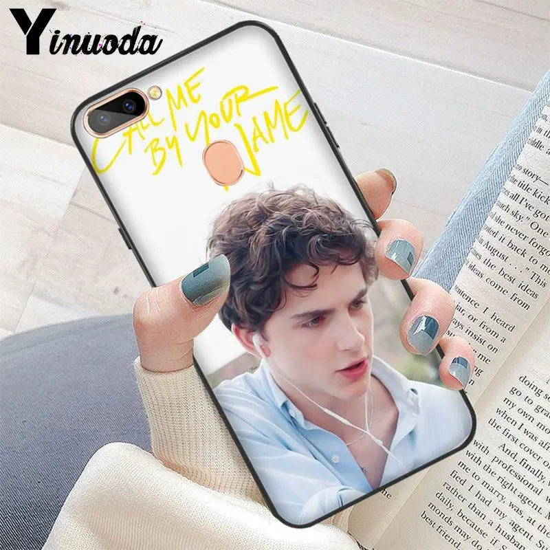 Yinuoda Call Me на Ваше имя черный ТПУ чехлы для мобильного телефона из мягкого силикона