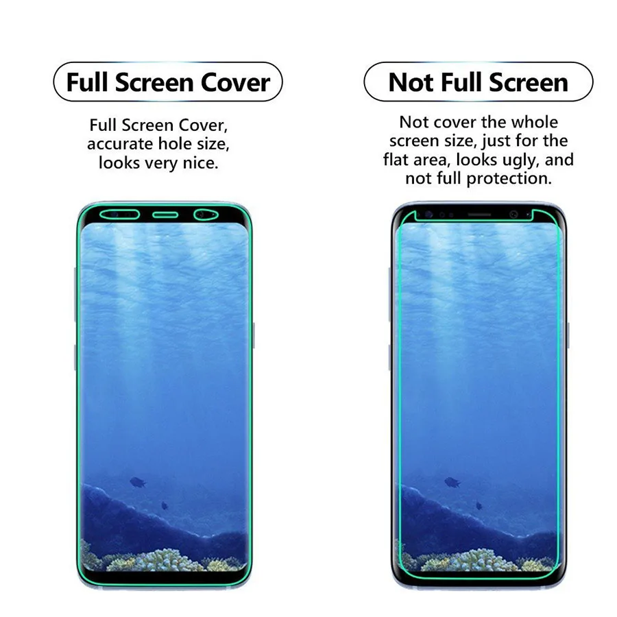 Передняя Задняя Защитная пленка для samsung Galaxy S8 S9 Plus Note 8 9 + задняя защитная S7