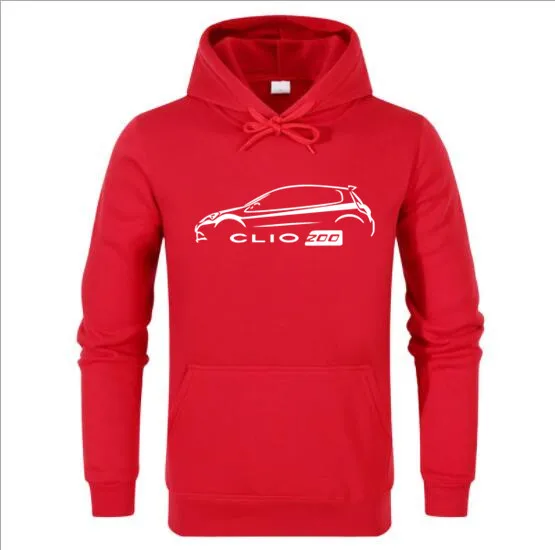 Новинка 2018 брендовая одежда мужские толстовки с капюшоном Кубок RENAULT CLIO SPORT 200