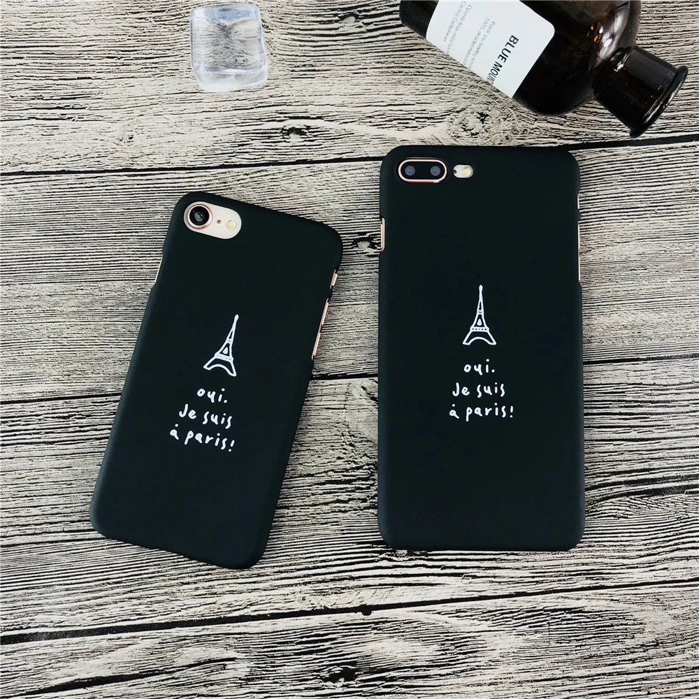 Париж Эйфелева башня Телефон чехол для iPhone 8 простой башни рисунком крышка плюс