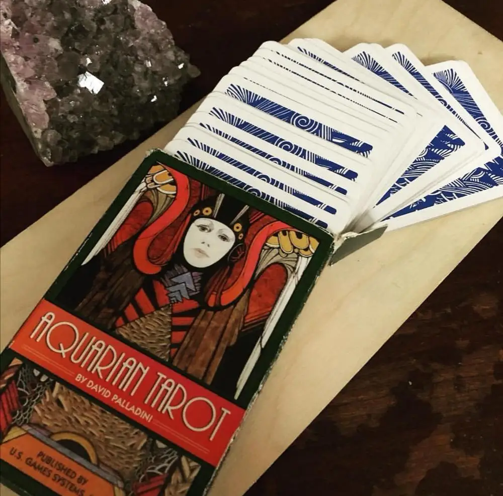 Aquarian Tarot 100% оригинальная колода английская версия игральная карта настольная