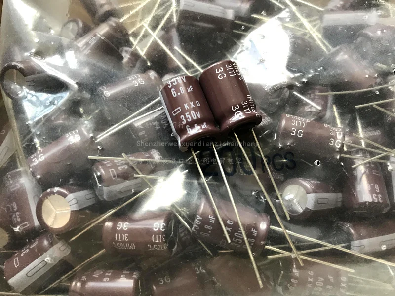 Горячая распродажа 10 шт/25 шт. японский оригинальный NIPPON 350V6.8UF электролитический