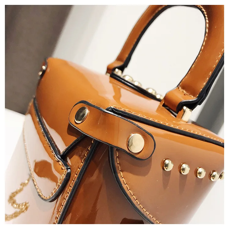Женские кожаные сумки, женские лакированные кожаные сумки, сумка для мобильного телефона, сумка с жемчугом через плечо, сумки через плечо, сумки-мессенджеры Torebki Damskie