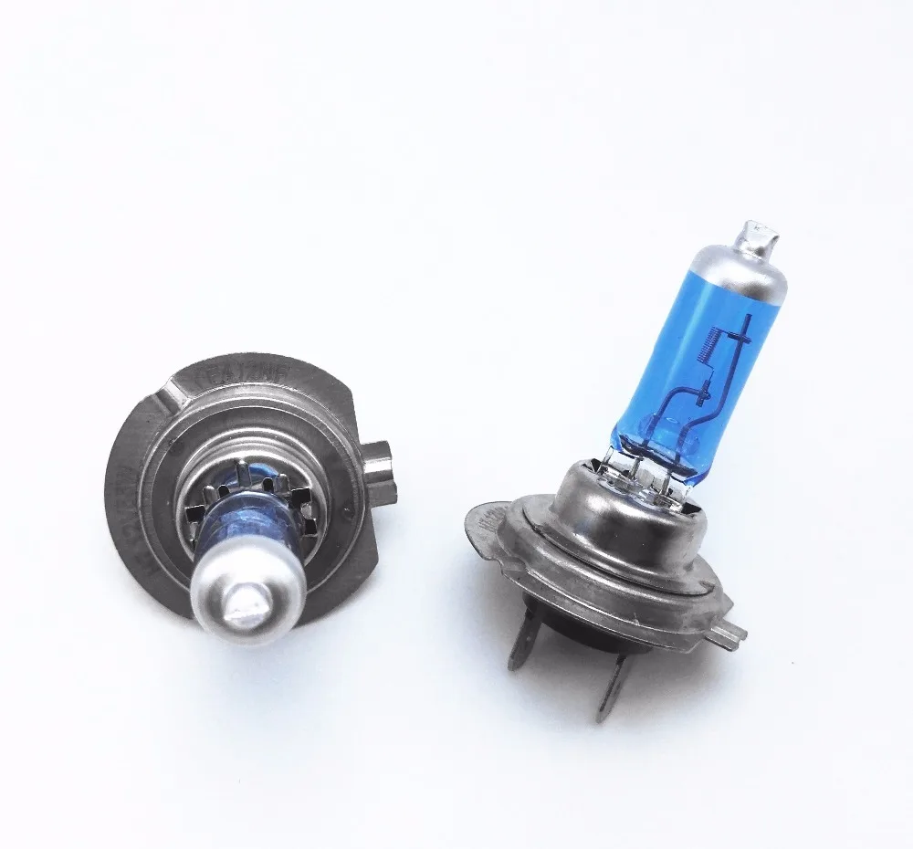 СУПЕРБЕЛАЯ галогенная лампа H4 6000K 12 В 55 Вт автомобильные фары лампы для фар 2 шт.