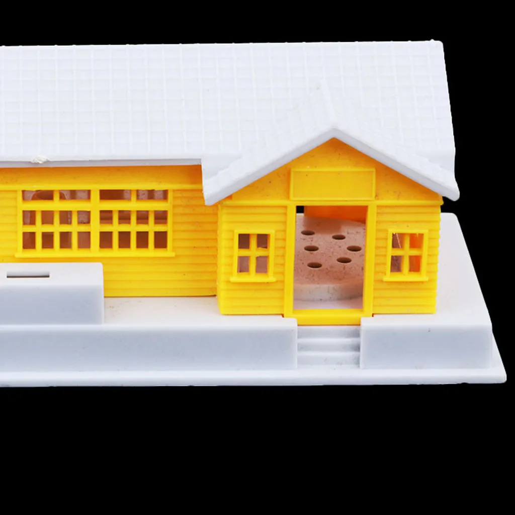 Миниатюрная модель дома железная дорога диорама в масштабе 1:87 здание модели
