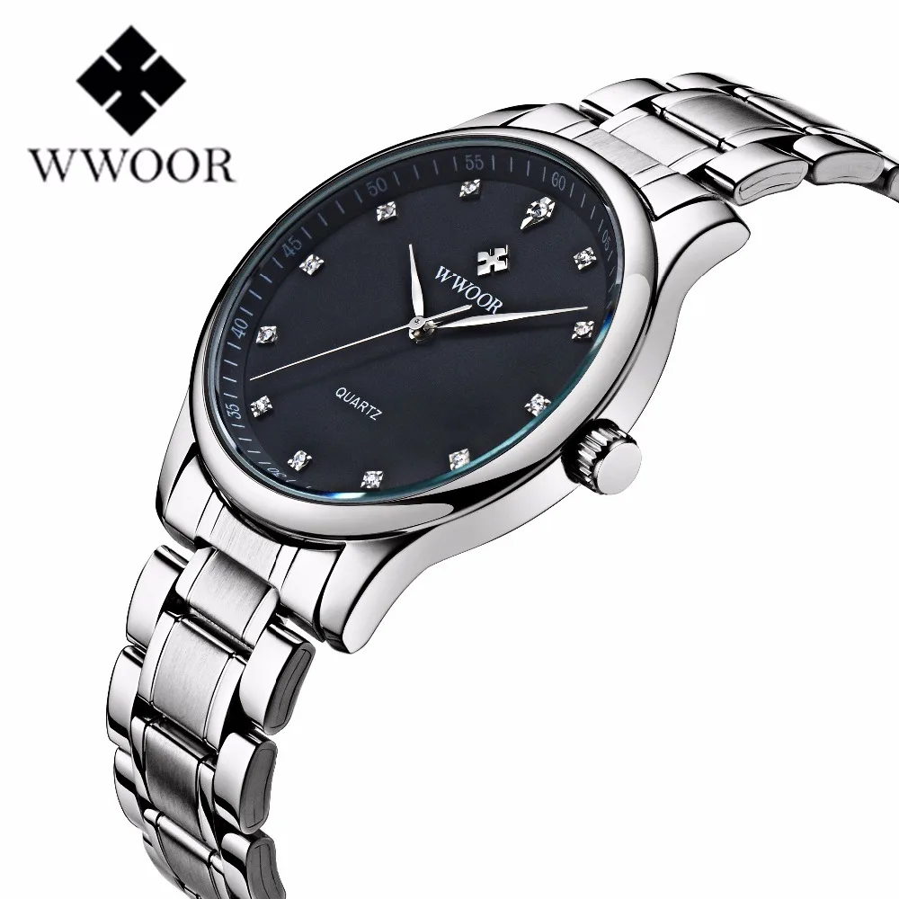 Часы WWOOR мужские деловые Quart WWOOR|Кварцевые часы| |