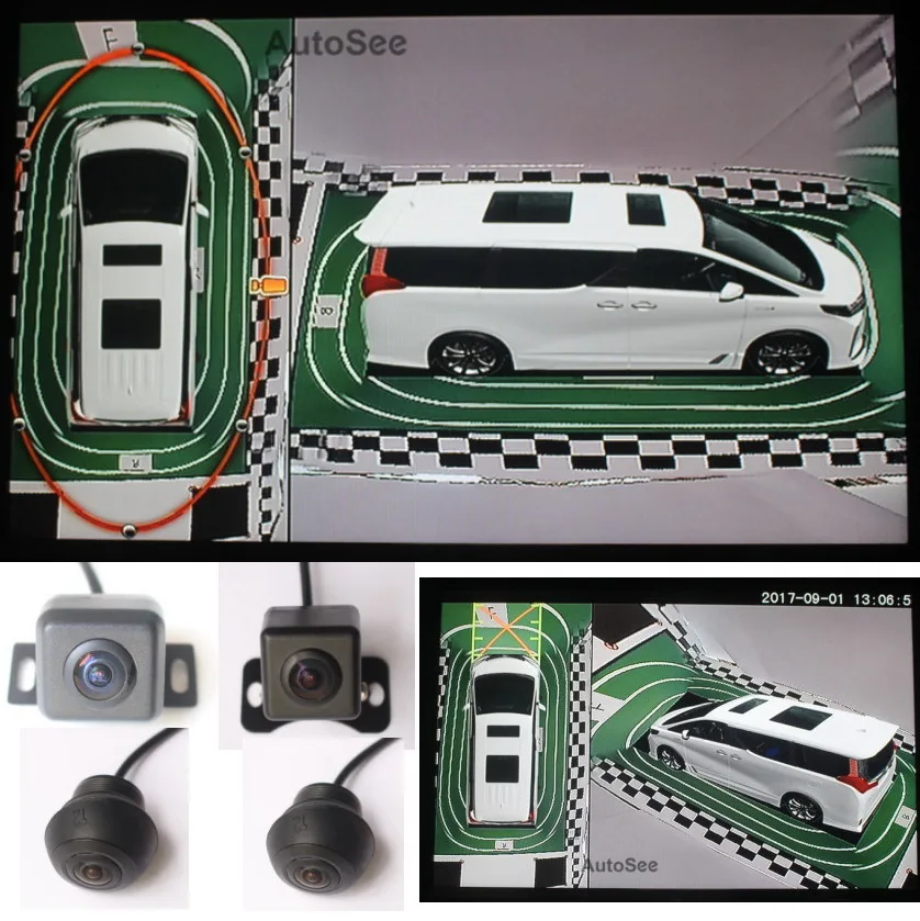 HD 3D MPV автодом жилой дом микроавтобус мультифургон тренер 360 градусов камера