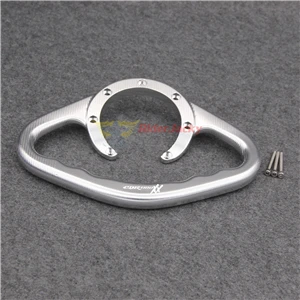 Silver Для Honda CBR 1100XX CBR1100XX Blackbird 2000- 18 ЧПУ мотоциклетные пассажирские рукоятки рукоятка бак поручень ручка подлокотник - Цвет: Silver