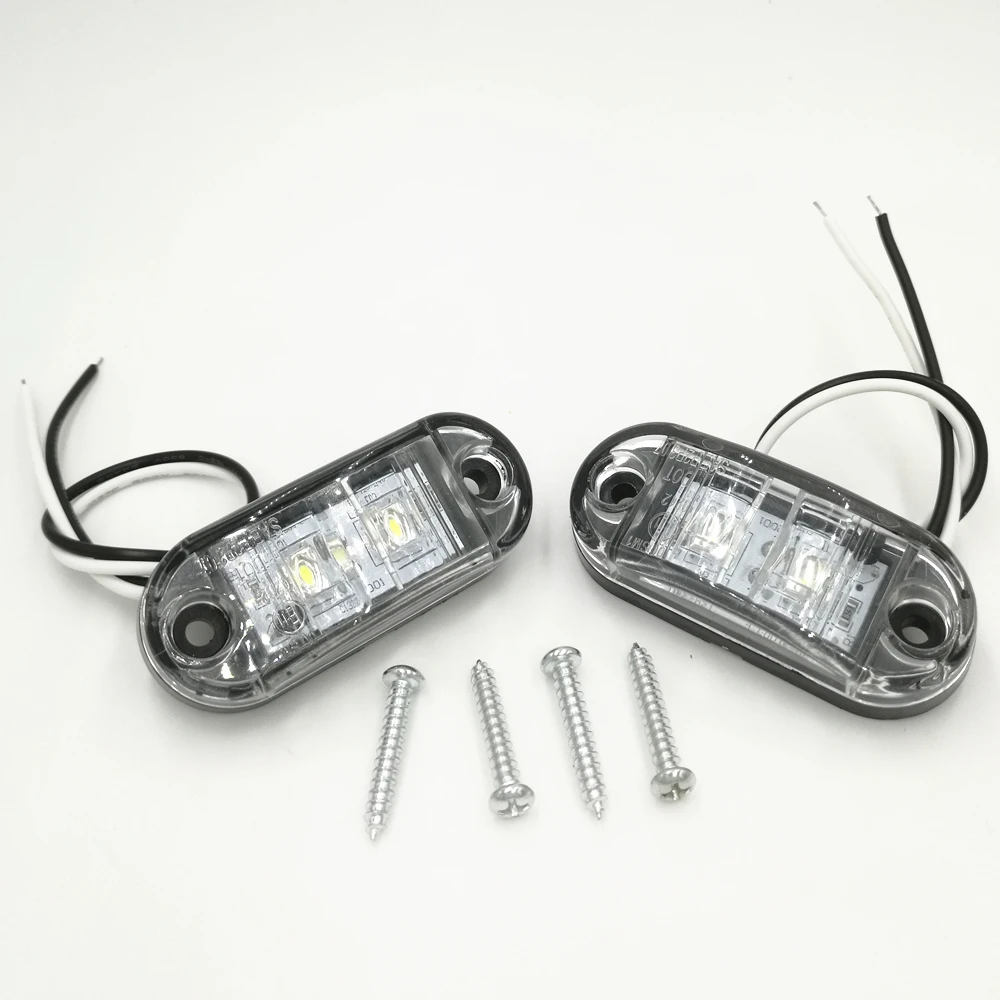 2 шт. автомобиль грузовик с прицепом Piranha Светодиодный Боковой габаритный мигалка