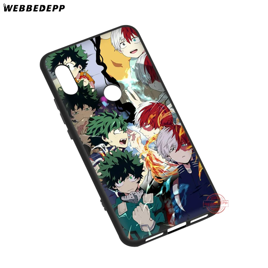 WEBBEDEPP Boku No Hero Academia Soft Silicone Case for Xiaomi Mi 6 8 9 SE MAX 3 A1 A2 Lite F1 Cover | Мобильные телефоны и
