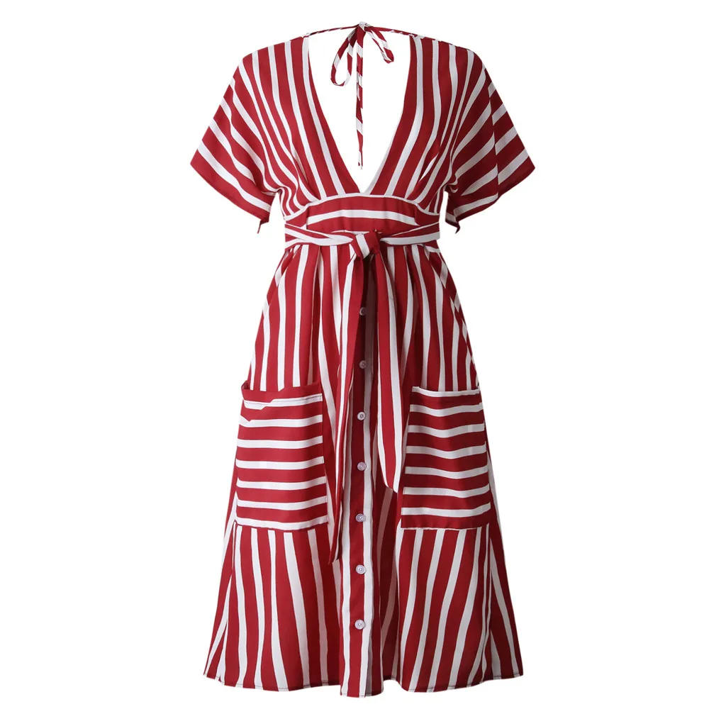 Robe femme женские летние платья платье с карманами мешковатое v образный вырез