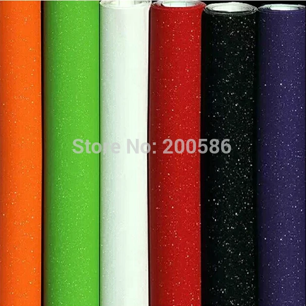 Черная блестящая виниловая пленка Saprkle с воздушно-пузырьковой пленкой