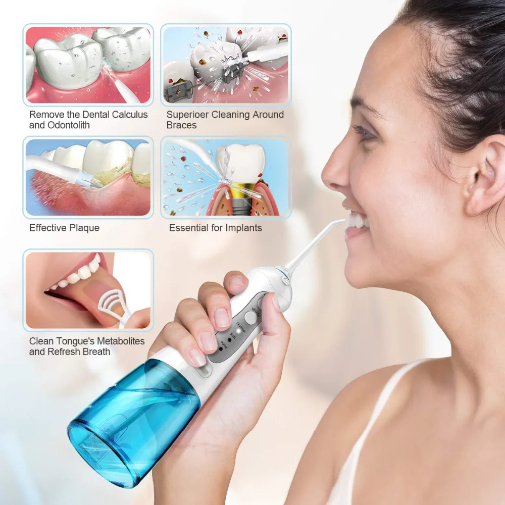 Ирригатор для полости рта deston T20 портативный беспроводной водный ирригатор FDA