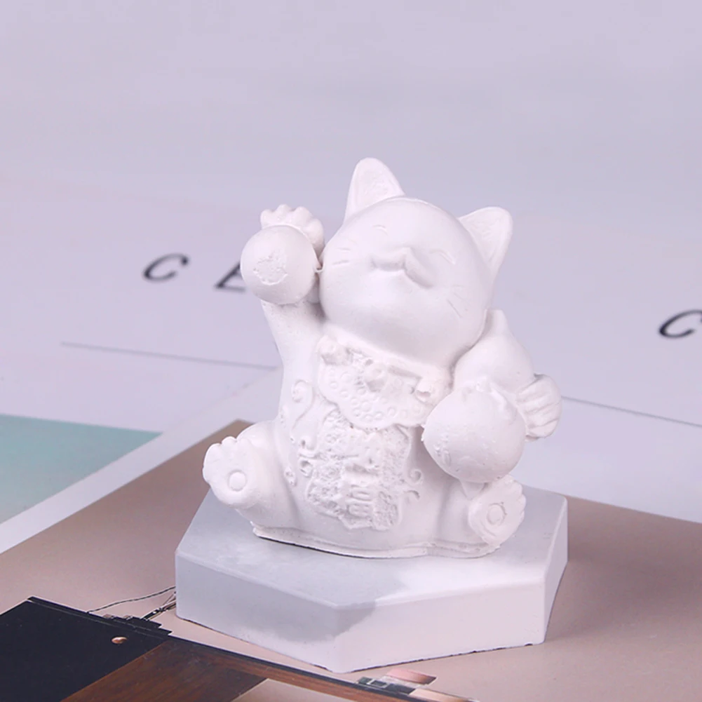 DIY 3D кошка собака панда формы Силиконовые Мыло Свеча формы украшения торта свеча плесень гипсовые украшения гипсовый цемент