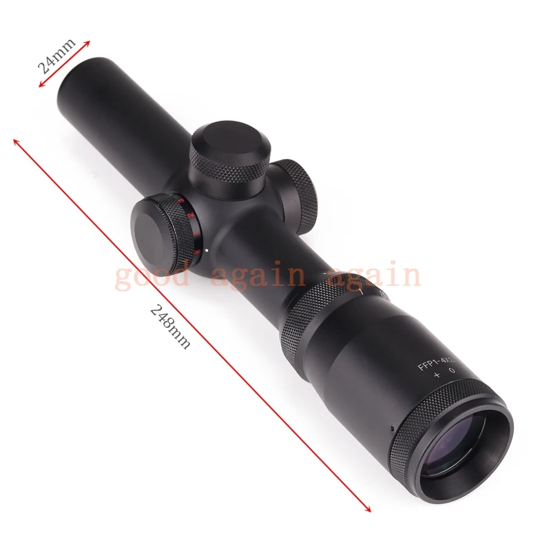 Тактический прицел Ledarnell для охоты 1 4x24 оптический 30 мм|rifle scope 30mm|illuminated rifle scopesrifle |