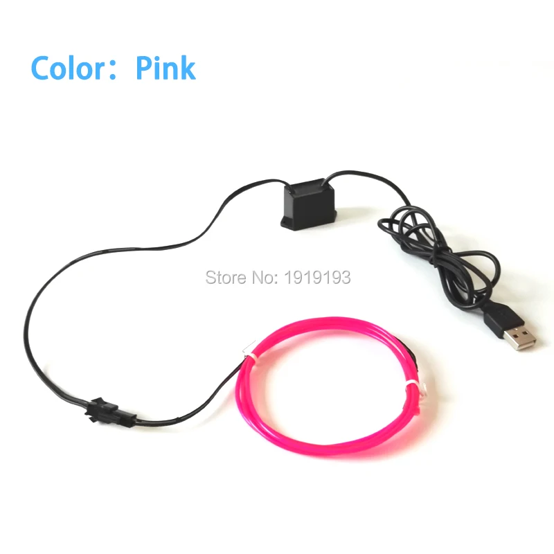 2 3 мм 1 м EL провод 10 видов цветов для DIY flash нижнее белье игрушки/ремесло украшение