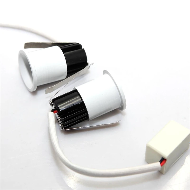 30 шт./лот мини светодиодный светильник 3 Вт лампа для шкафа (Размер отверстия: мм)