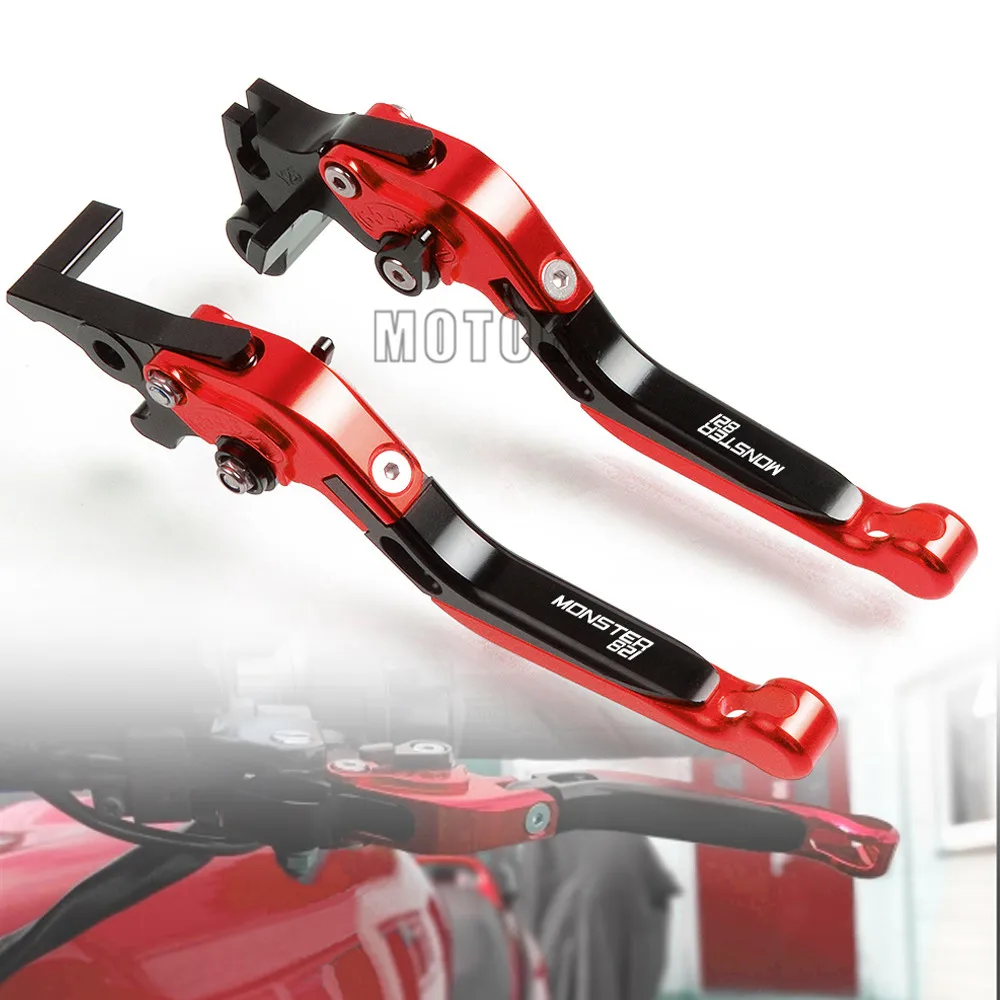 Рычаги тормозной муфты для мотоцикла Ducati 821 Monster/Dark/Stripe 2014 2015 2016 2017 CNC алюминиевые