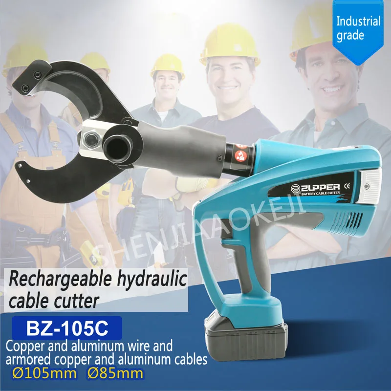 Rechargeable hydraulic cable cutter BZ-65C/85C/105C Wire and DC 18V lithium ion battery LCD display 1pc | Инструменты