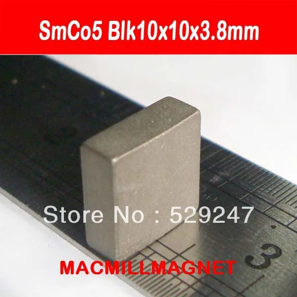 10 шт/20 шт Samarium Кобальт редкоземельный SmCo Магнитный блок 10x10x3 8 мм высокая рабочая