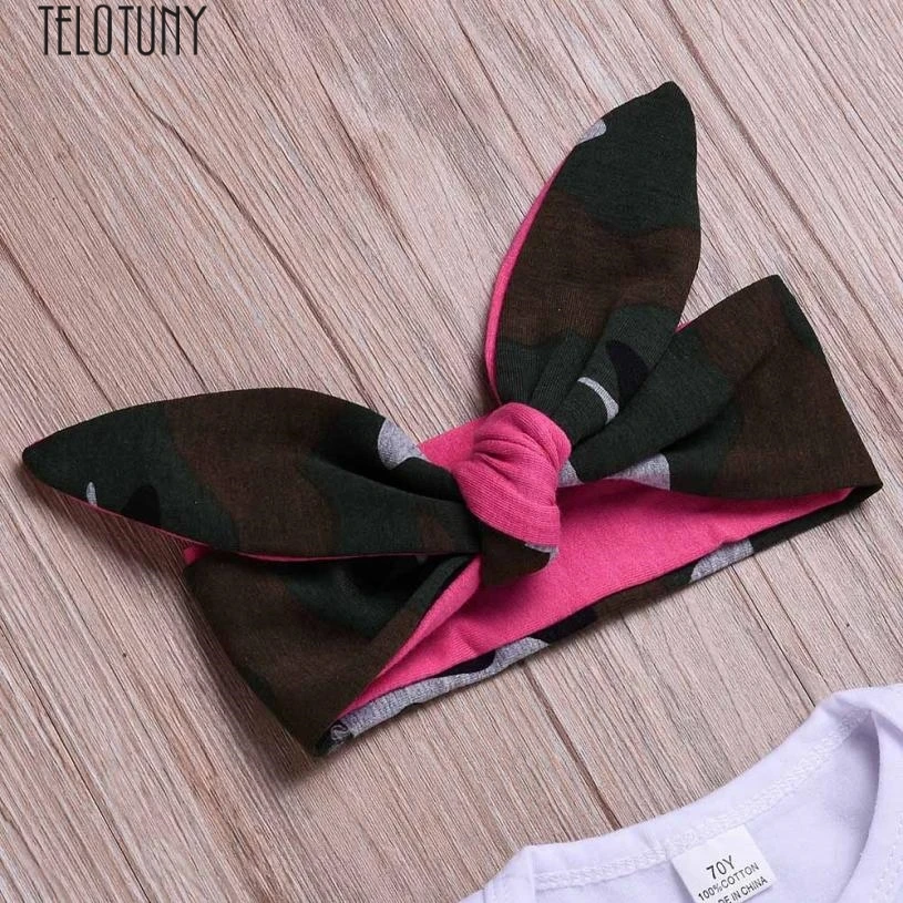 TELOTUNY/комбинезон с принтом в виде стрелы и букв комбинезон + камуфляжные штаны
