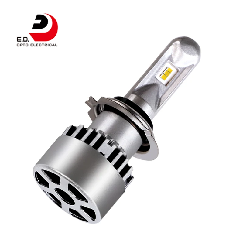 С вентилятором автомобильный Грузовик Мотоцикл H7 6SMD LED головной свет супер яркий