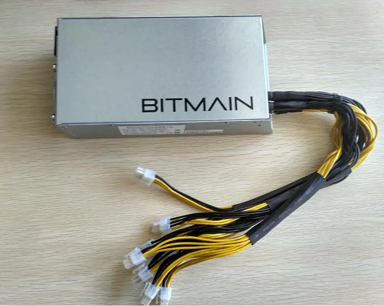 Оригинальный Bitmain 6PIN * 10 Antminer APW3 A + 12 1600 w питания АПВ БП серии ETH PSU antminer S9 блок