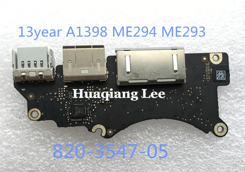 Для 15 &quotMacBook pro retina A1398 плата IO USB питания 820 3547 A|board|board usbboard board |