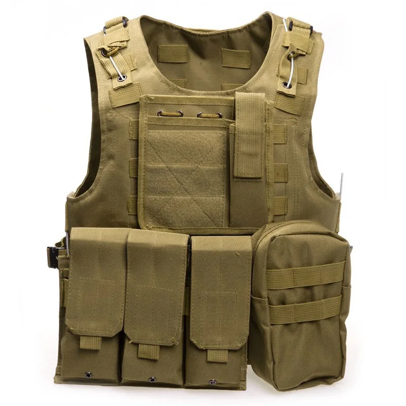 B Style Камуфляжный охотничий военный тактический жилет Wargame Body Molle Armor армейский охотничий жилет CS Уличное оборудование джунглей с 5 цветами - Цвет: B Style