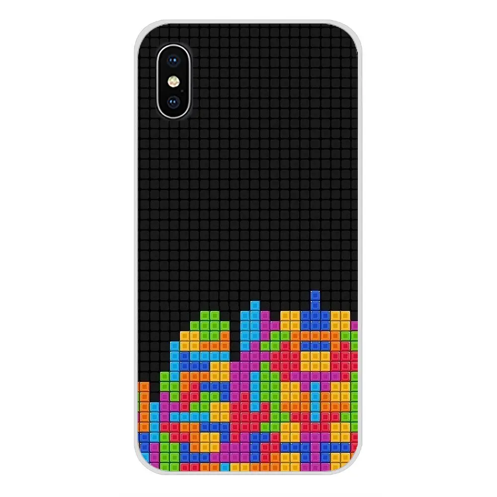 Для Samsung Galaxy A5 A6S A7 A8 A9S Star J4 J6 J7 J8 Prime Plus 2018 аксессуары чехлы для телефонов тетрис