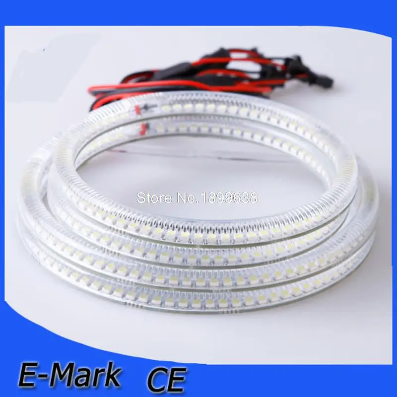 Супер яркий 7000K белый 3528 smd led Ангельские Глазки halo кольца автомобильный Стайлинг