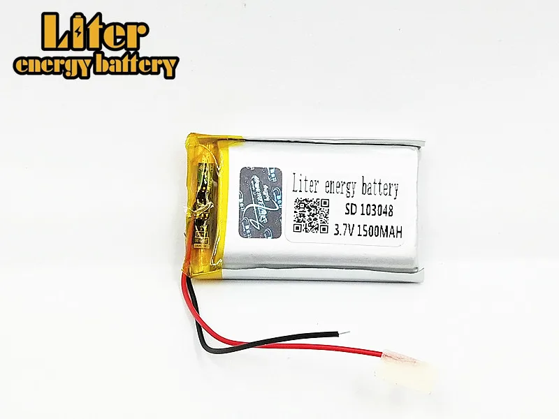 1/2/4 шт 3 7 V 1500mAh 103048 перезаряжаемая батарея DIY литий-полимерные батареи для DVD GPS MP3 MP4
