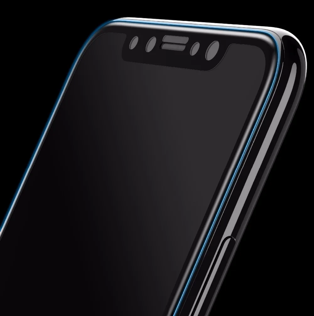 Для iphone 8 Новый 9 H жесткий 2.5D Arc край Полный Экран протектор Закаленное Стекло