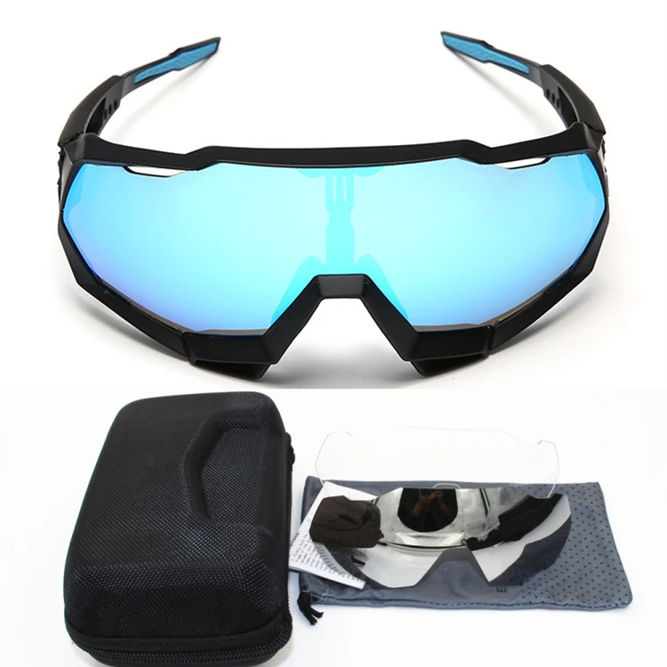 2 Брендовые спортивные велосипедные солнцезащитные очки Gafas ciclismo велосипедные очки MTB очки 3 линзы питер UV400 скорость - Цвет: 2