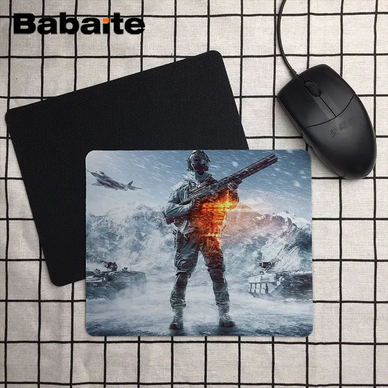 Babaite My Favorite Battlefield 4 Большой Коврик Для Мыши Компьютерный коврик Размер для 18x22 см 25x29 см резиновые прямоугольные коврики для мыши