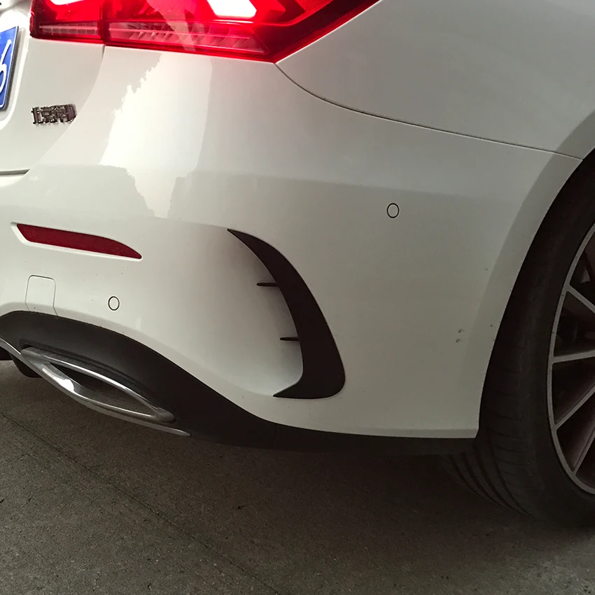 Наклейки на бампер Накладка для Mercedes Benz класс W177 V177 A180 A200 A220 A250 2019 + Sport Line