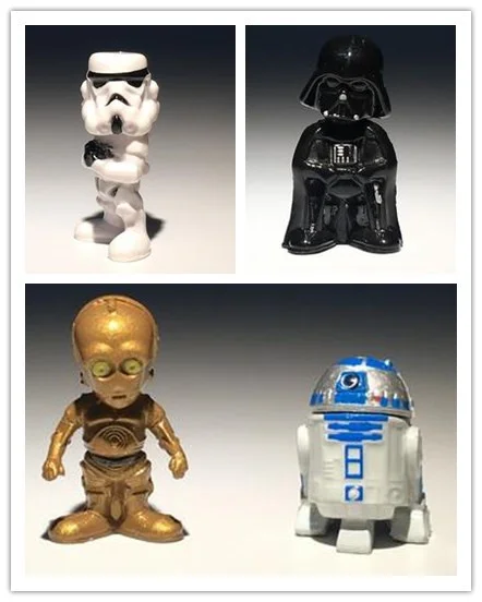60 шт. 2 5 3 см Фигурки Звездных Войн игрушки Дарт Вад C3PO Клон солдат Маул Игрушка
