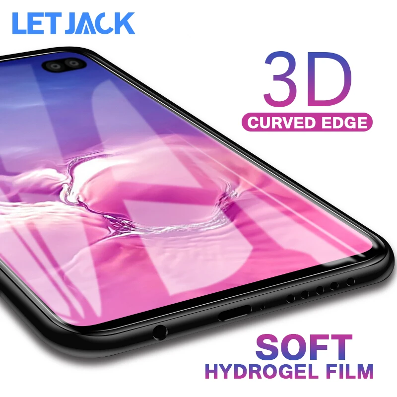 Мягкая Гидрогелевая 3d пленка с полным покрытием для Samsung Galaxy S10 S10e S8 S9 Plus защитная