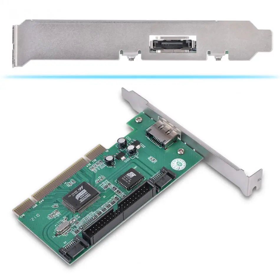PCI-2 порта SATA+ 1 порт eSATA+ 1 карта IDE raid-контроллера
