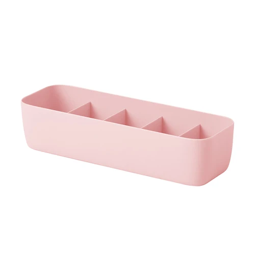 Pink S Нижнее белье бюстгальтер носки ящики Коробка Для Хранения Пластиковый Шкаф Ящики Органайзер с разделителями Чехол косметический аккуратный контейнер аксессуары для дома - Цвет: Pink S