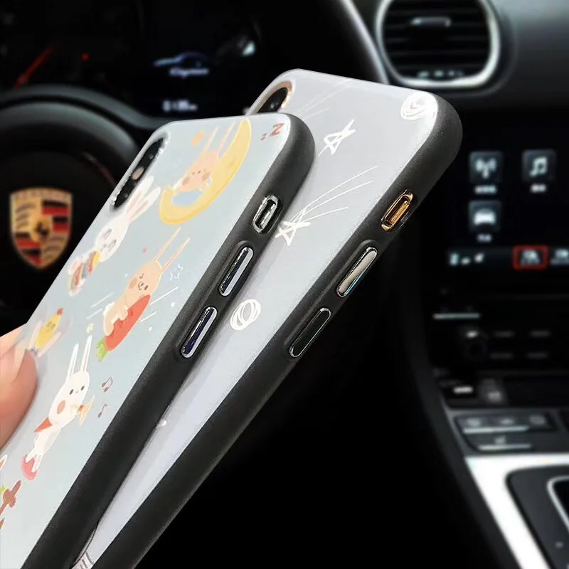Прекрасный репа Кролик чехол для телефона iPhone 6 S 7 8 X случае Coque задняя крышка Apple